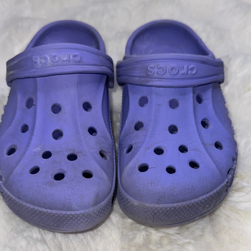 Crocs Kids Classic Clog - Purple size 13